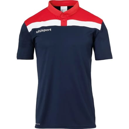 Uhlsport Offense 23 Polo Kinderen - Marine / Rood / Wit | Maat: 164