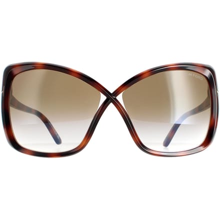 Tom Ford Butterfly Womens Blonde Havana Brown Gradient FT0943 Jasmin Zonnebril