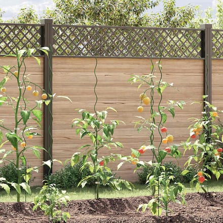 vidaXL - Plantondersteuning - 5 - st - Groen - 150 - x - 0,6 - x - 0,6 - cm - Staal