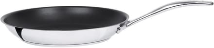 Koekenpan 28 cm met Antiaanbaklaag - RVS Koekenpan Hoge Kwaliteit