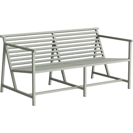 NINE 19 Outdoors Lounge Bench - grey