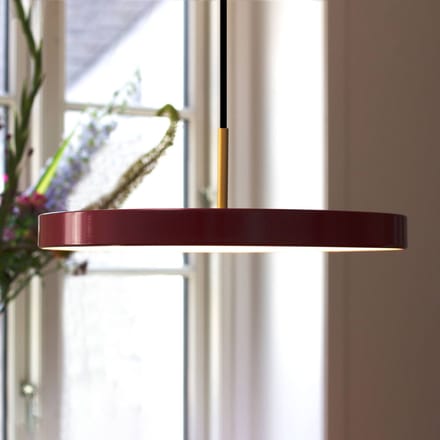 UMAGE Asteria medium LED hanglamp messing rood
