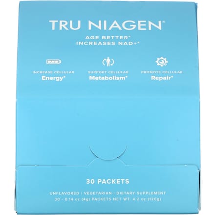Niacinamide Riboside, Nad+ Boost, Zonder smaak, 30 zakjes, 4G (0.14Oz) Elk