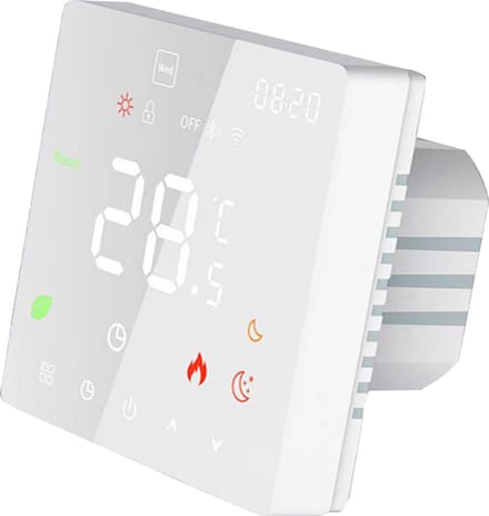 Pro-series Complete set, wand en muur verwarming, beschikbaar in diverse afmetingen, met wifi thermostaat, 2 m², Wit