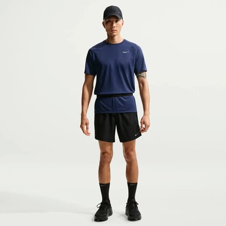 Nike Stride Hardloopshirt heren Donkerblauw L