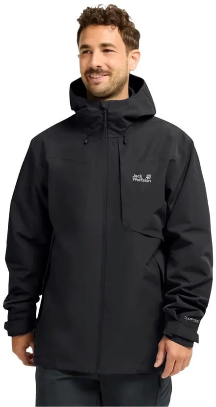 Jack Wolfskin Flextrail 2l Jas Zwart L Man