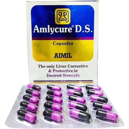 Amlikure D.S.. (20 caps, 620 mg), Amlycure D.S., AIMIL blue