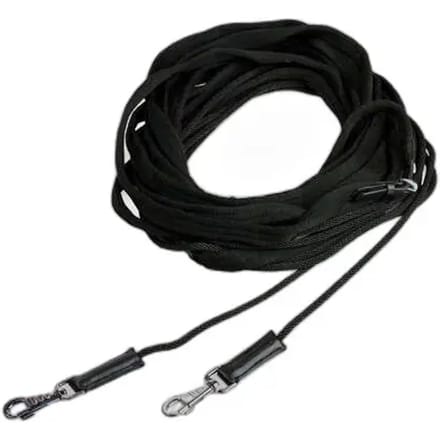 Horze Dubbele Longeer Drawteugels Black