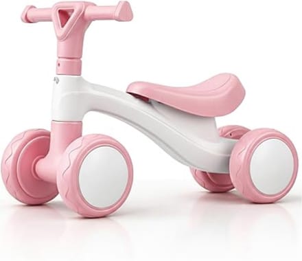 RWB® Loopfiets 2 Jaar - Loopfiets - Loopfiets Zonder Duwstang - Roze - ‎ 55cm x 26cm x 18cm