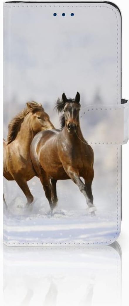 Samsung Galaxy S8 Telefoonhoesje met Pasjes Paarden