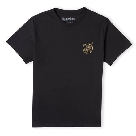 Harry Potter Metallic Pocket Print Men's T-Shirt - Black - L
