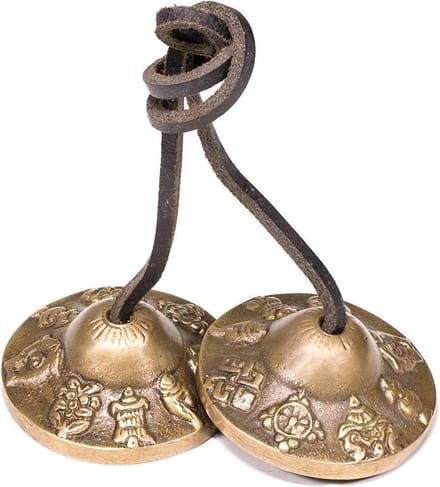 Tingsha’s 8 Voorspoedsymbolen (150 gram)