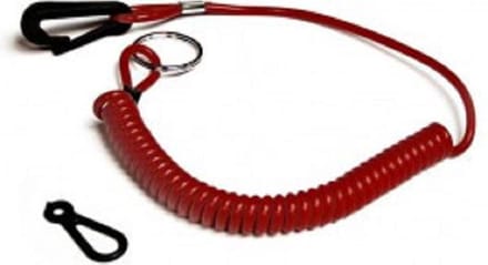 Noodstopclip met spiraalsnoer voor Mariner/Mercury