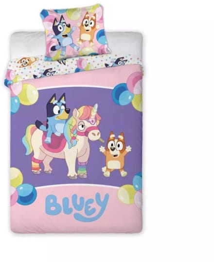Bluey Dekbedovertrek magical party 140 x 200 cm - katoen