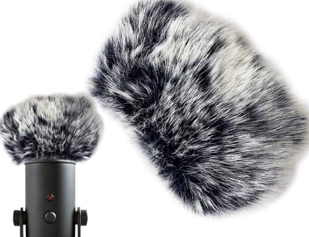 Windscreen voor Microfoon, Windbescherming en Mini Windpopfilter van Schuim, Verminder Windruis en Verbeter Geluidskwaliteit