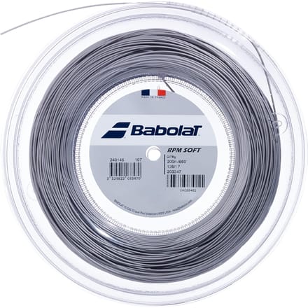 Babolat RPM Soft Tennisnaren 200m Grijs 1.25mm