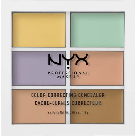 NYX Professional Makeup 3C Palette Color Correcting Concealer - 6 x 1,5 gr