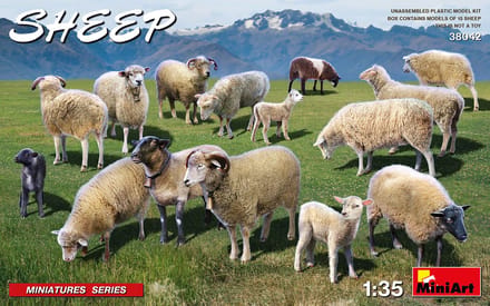 MiniArt Modelbouwpakket Militaire voertuigen - 38042 Sheeps Plastic - 1:35 - Modelbouw