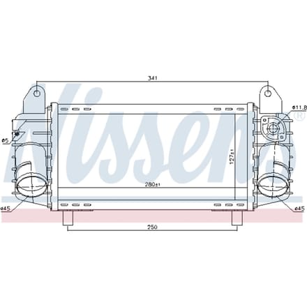 Intercooler NISSENS 96793