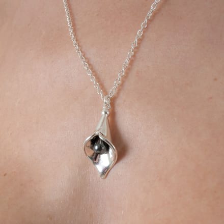 Sylvie Monthulé | Zilveren Dames Ketting | Aronskelk
