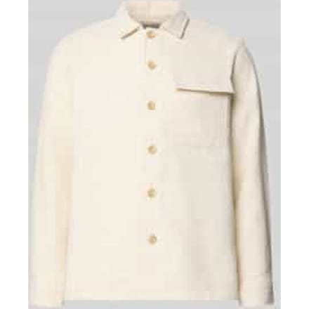 Regular fit overhemdjack met borstzak model 'Matt'