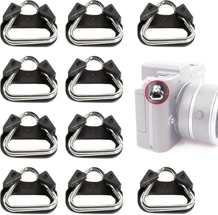 Camera Ringen - Adapter Clips - Camera Bevestiging - Roestvrij Staal - 10 Stuks