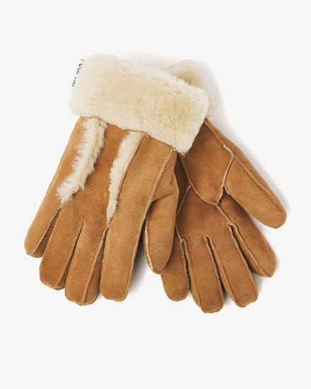VIA VAI Odile Zayn Handschoenen Dames - Suède,Wol - Cognac