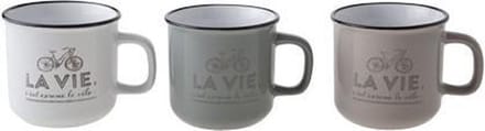 Cosy & Trendy La Vie Beker D10xh9.1cm 3 Types