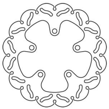 Remschijf TRW MST251RAC, 1 Stuk