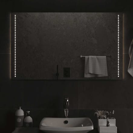 vidaXL - Badkamerspiegel - LED - 100x60 - cm