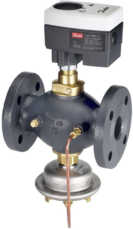 Danfoss elektr, stelmotor AMV13 3Pkt,stap, met veiligheidsfunctie, 082G3003