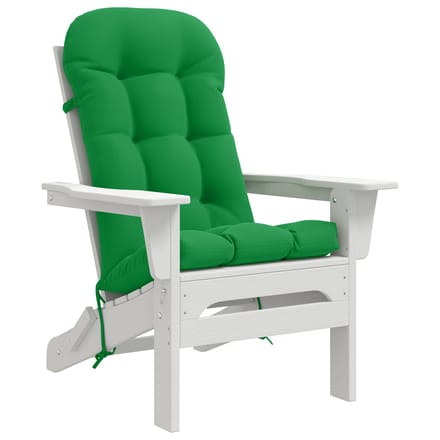 vidaXL Zon Loungerkussen PUTTEN 100% Polyester Groen 48 x 112 x 10 cm