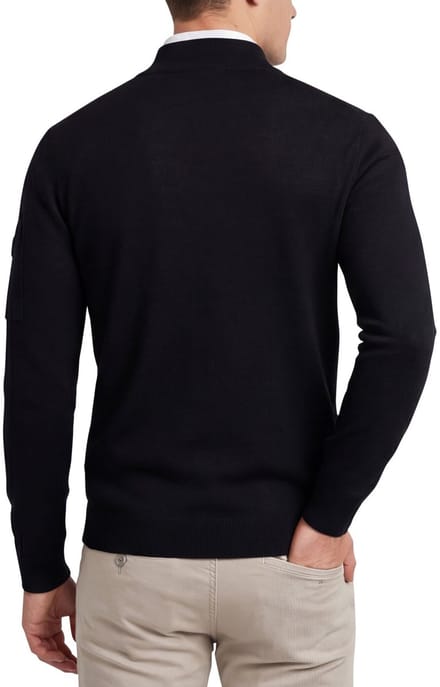 Born with Appetite pullover zwart effe slim fit