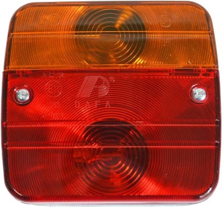 Achterlicht 100 x 95 mm - incl. lampjes