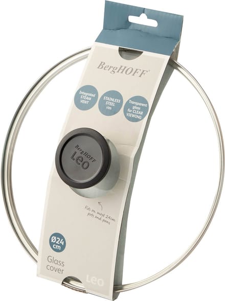 LEO Glazen deksel Glints - Ø 24cm - Transparant -