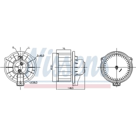 Binnenventilator NISSENS 87795