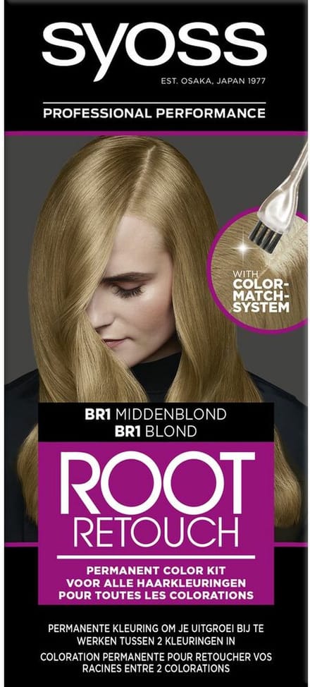 SYOSS Uitgroeiset BR1 Medium Blond Rootset  - 1 stuk