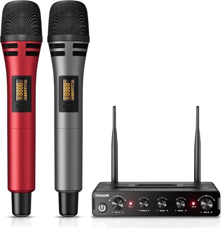 Karaokeset met Draadloze Microfoon - Bluetooth Speaker - Partybox - feestbox