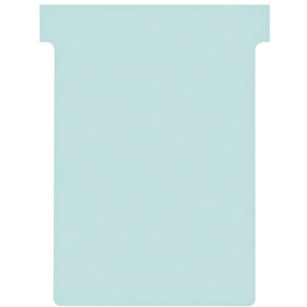 Nobo T-kaarten index 3, ft 120 x 92 mm, lichtblauw, pak met 100 stuks