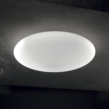 Ideal Lux Smarties plafondlamp, opaal glas, Ø 60 cm