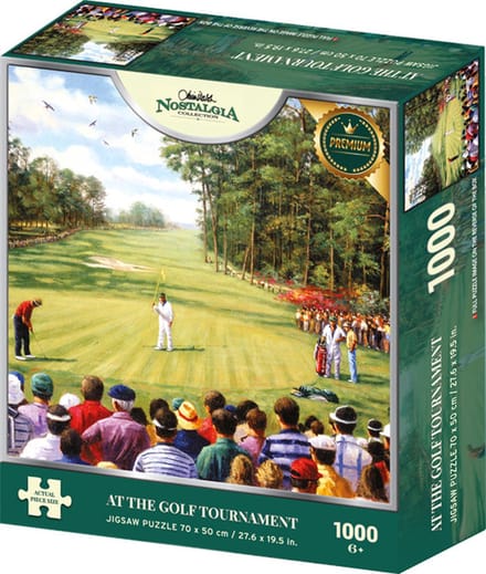 At The Golf Tournament Puzzel 1000 Stukjes