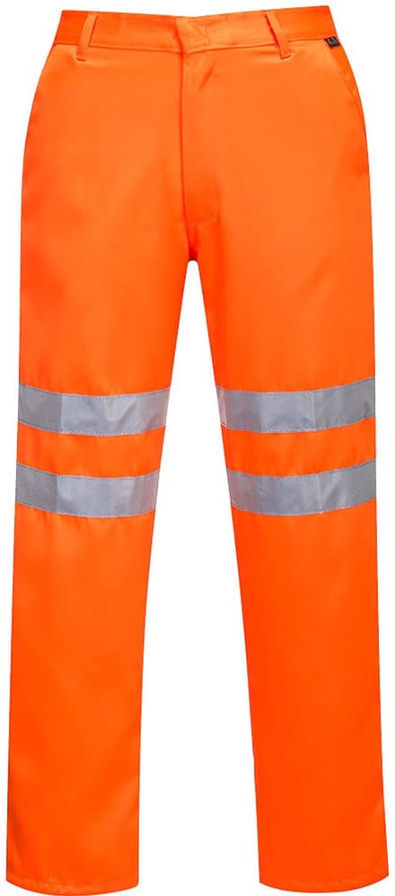 Portwest Hi-Vis polykatoen servicebroek RT45 - Oranje Lang - S