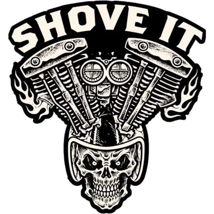 Motorfiets stickers Lethal Threat Shove It