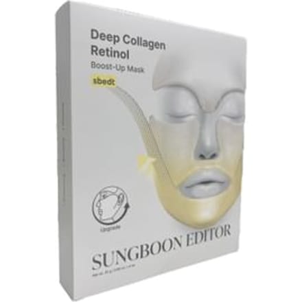 SUNGBOON EDITOR - Deep Collagen Retinol Boost-Up Mask Set 2026 Version - 25g x 4 sheets