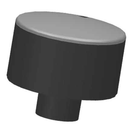 AEG knop, index, zwart 140240241038