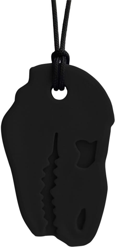 ARK Therapeutic kauwketting T-Rex zwart sensorisch speelgoed XT medium.