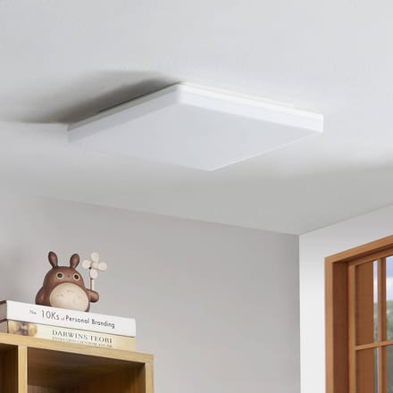 PRIOS Artin LED plafondlamp, sensor, hoekig, 28 cm