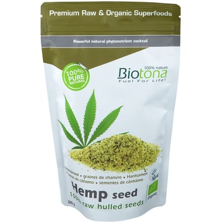 Biotona Hemp raw hulled seeds bio 300 Gram