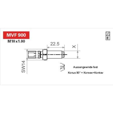 Remslangeinde TRW MVF900E