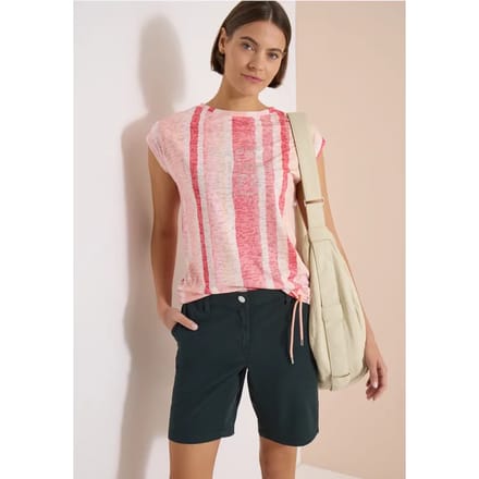 Shirt met burn-out look